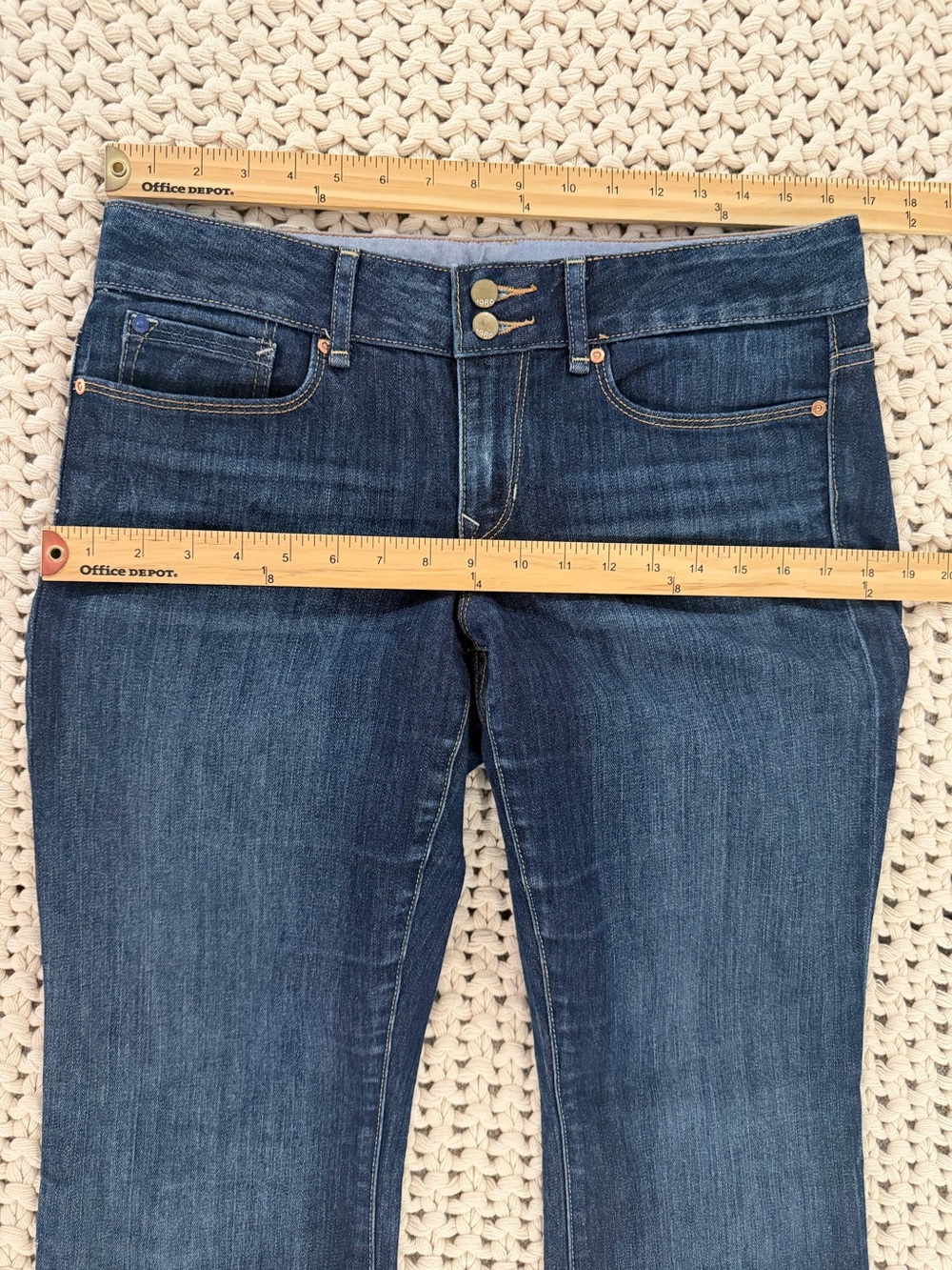 Gap 1969 Perfect Boot Bootcut Jeans Size 8 - Picture 4 of 10